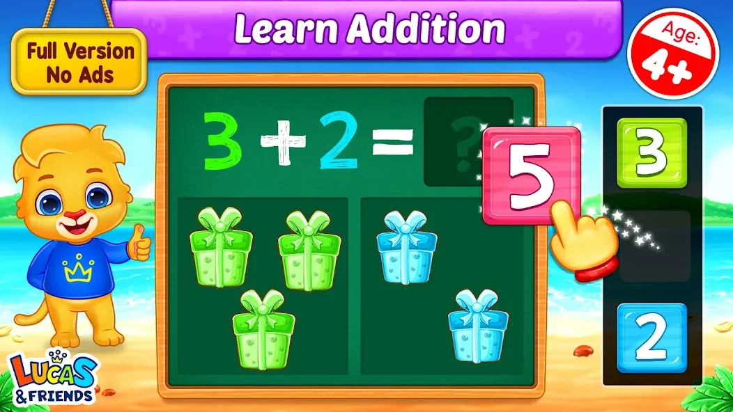Math Kids: Math Games For Kids [МОД: Деньги, Монеты и Меню MOD] Screenshot 1