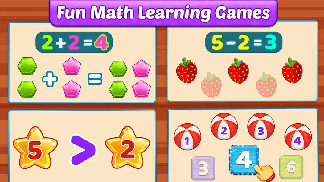 Math Kids: Math Games For Kids [МОД: Деньги, Монеты и Меню MOD] Screenshot 5