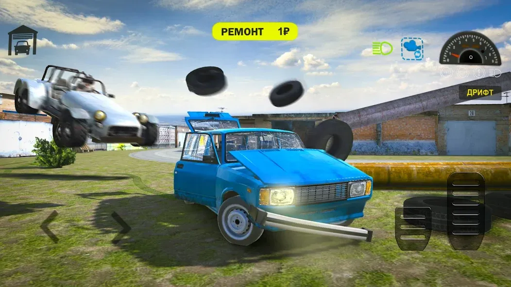 Car Crash Racing - Russia (Кар Краш Рейсинг) [МОД: Много монет, Открытые уровни и Мега MOD] Screenshot 4