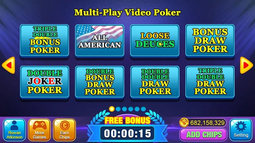 Video Poker Games - Multi Hand (Видео покер игры) [МОД: Много монет, Открытые уровни и Мега MOD] Screenshot 2