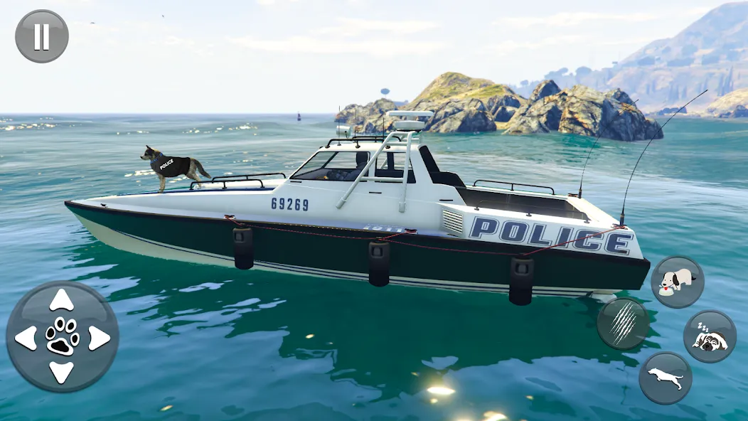 Toby Police Dog Sim: Dogs Game [МОД: Все открыто, Дополнительные деньги и Меню MOD] Screenshot 2