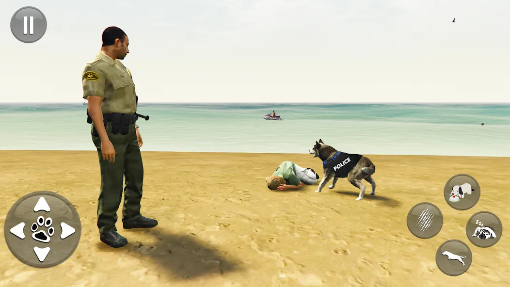 Toby Police Dog Sim: Dogs Game [МОД: Все открыто, Дополнительные деньги и Меню MOD] Screenshot 3