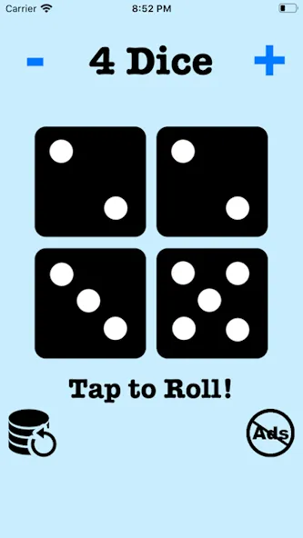 Dice Roller! [МОД: Деньги, Монеты и Меню MOD] Screenshot 4