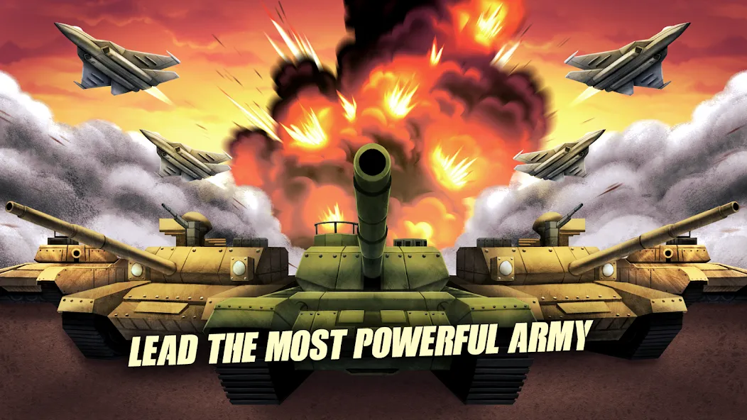 Risk of War - Wartime Glory [МОД: Много денег, Монет и Все открыто] Screenshot 1