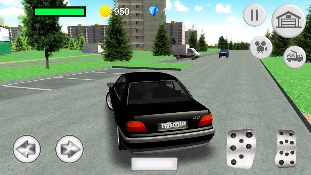 Игра машины в городе [МОД: Меню, Бесконечные монеты и Открытые уровни] Screenshot 1