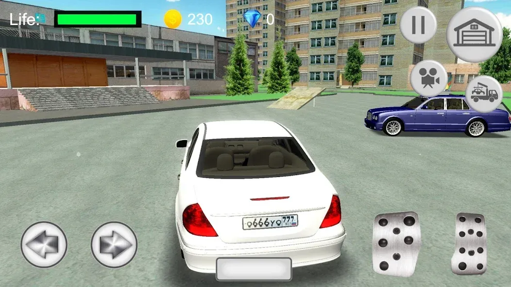 Игра машины в городе [МОД: Меню, Бесконечные монеты и Открытые уровни] Screenshot 2