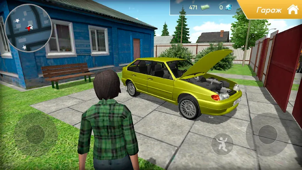 Lada 2114 Car Simulator [МОД: Бесконечные деньги, Монеты и Мега MOD] Screenshot 1