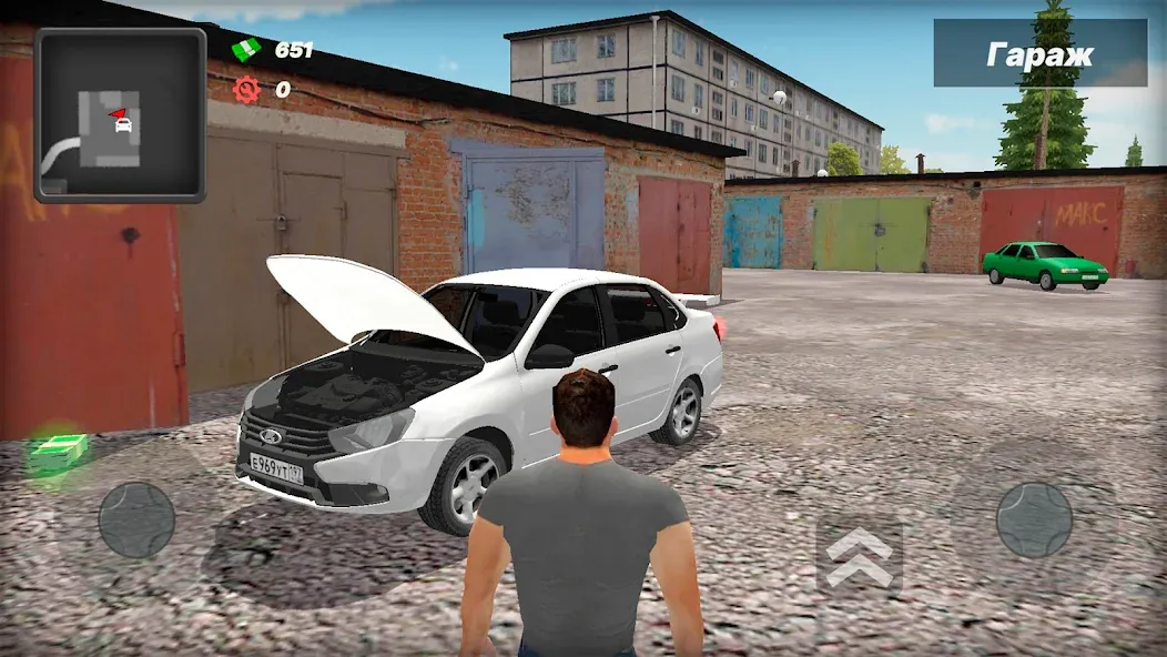 Лада Гранта. Игра про машины [МОД: Бесконечные деньги, Монеты и Мега MOD] Screenshot 4