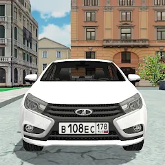 Скачать Русская тачка Лада Веста [МОД: Деньги, Монеты и Меню MOD] | Взлом Русская тачка Лада Веста на Андроид