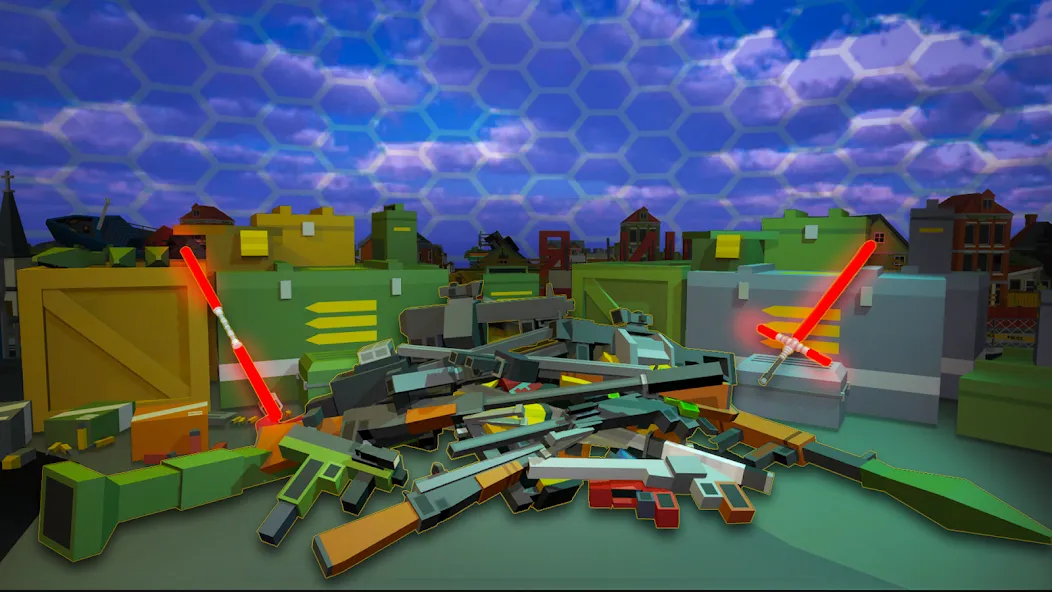 Pixel Fury Classic FPS Shooter (Пиксельная Ярость Классический ФПС Стрелок) [МОД: Бесконечные деньги, Монеты и Мега MOD] Screenshot 2