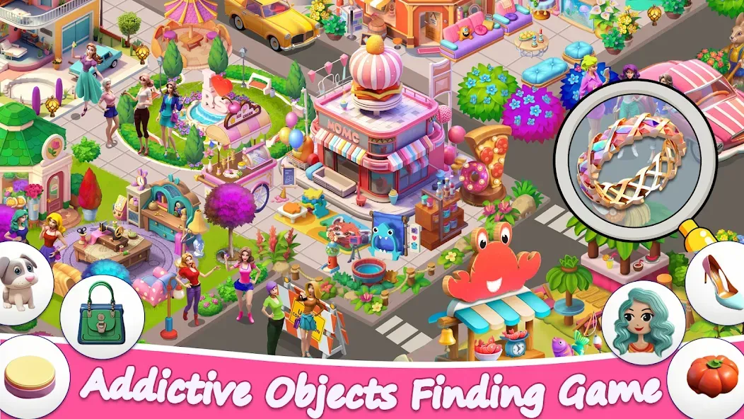 Find It Hidden Objects Games (Скавенджер Хант) [МОД: Много денег, Монет и Все открыто] Screenshot 4