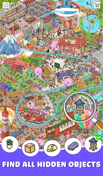 Find It Out! Scavenger Hunt [МОД: Много монет, Открытые уровни и Мега MOD] Screenshot 1