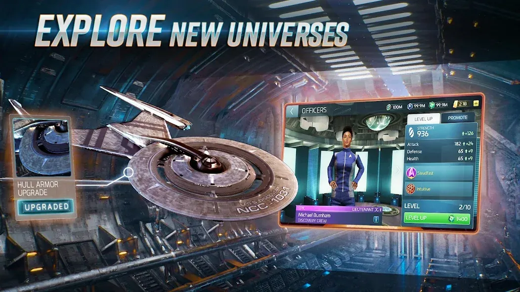 Star Trek™ Fleet Command (Стар Трек Флот Комманд) [МОД: Все открыто, Дополнительные деньги и Меню MOD] Screenshot 1