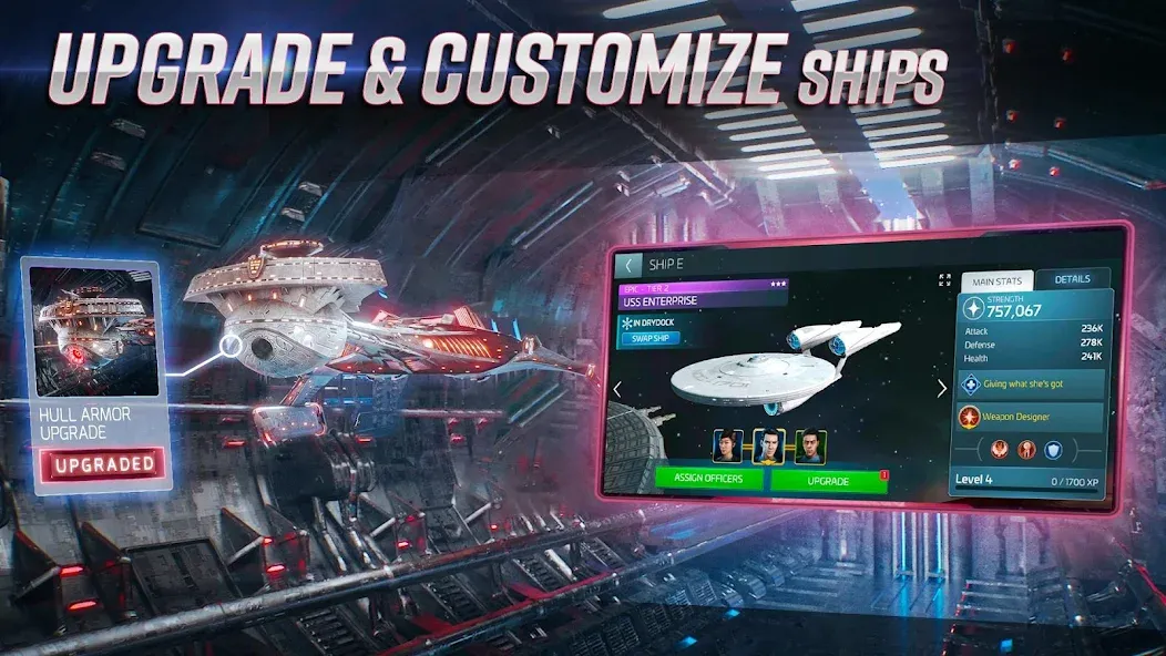 Star Trek™ Fleet Command (Стар Трек Флот Комманд) [МОД: Все открыто, Дополнительные деньги и Меню MOD] Screenshot 2