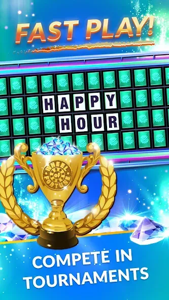 Wheel of Fortune: TV Game (Вил оф Фортюн) [МОД: Меню, Бесконечные монеты и Открытые уровни] Screenshot 3