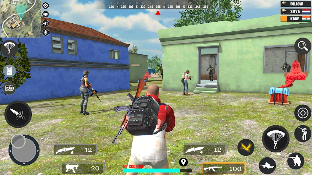 Fps Fire Shooting Game Offline (Фпс Баттлграунд Мобайл Индия) [МОД: Бесконечные деньги, Монеты и Мега MOD] Screenshot 1