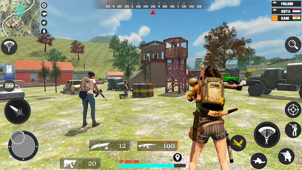 Fps Fire Shooting Game Offline (Фпс Баттлграунд Мобайл Индия) [МОД: Бесконечные деньги, Монеты и Мега MOD] Screenshot 2
