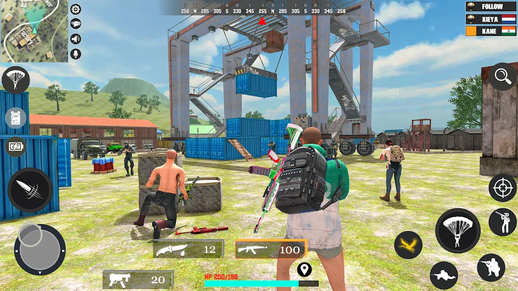Fps Fire Shooting Game Offline (Фпс Баттлграунд Мобайл Индия) [МОД: Бесконечные деньги, Монеты и Мега MOD] Screenshot 3