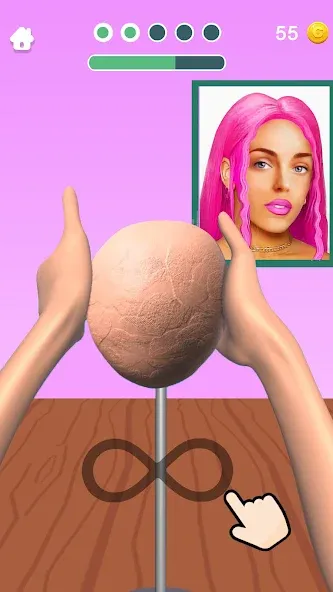 Sculpt People [МОД: Деньги, Монеты и Меню MOD] Screenshot 2