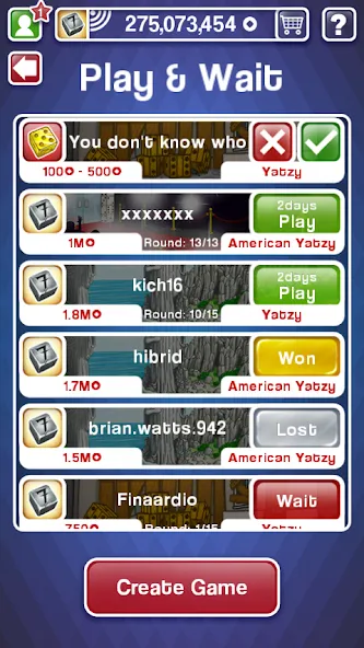 Yatzy Ultimate (Ятзи Ультимейт) [МОД: Бесконечные деньги, Монеты и Мега MOD] Screenshot 3