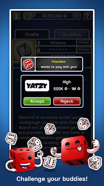 Yatzy Ultimate (Ятзи Ультимейт) [МОД: Бесконечные деньги, Монеты и Мега MOD] Screenshot 4