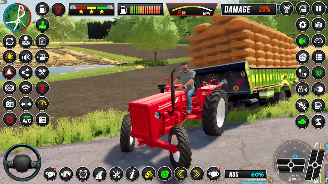 Indian Tractor Simulator Games [МОД: Бесконечные деньги, Монеты и Мега MOD] Screenshot 1