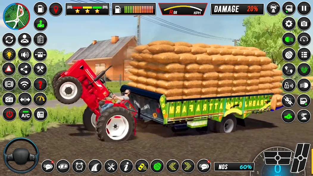Indian Tractor Simulator Games [МОД: Бесконечные деньги, Монеты и Мега MOD] Screenshot 2