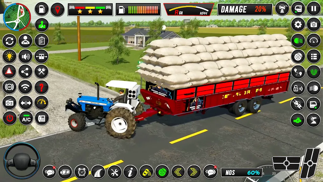 Indian Tractor Simulator Games [МОД: Бесконечные деньги, Монеты и Мега MOD] Screenshot 3