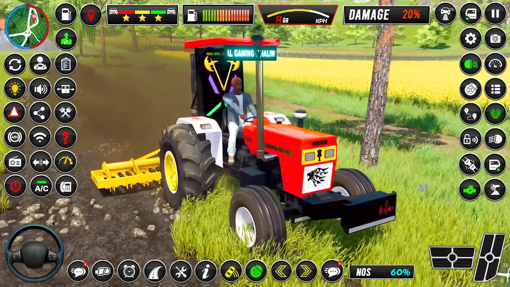 Indian Tractor Simulator Games [МОД: Бесконечные деньги, Монеты и Мега MOD] Screenshot 5