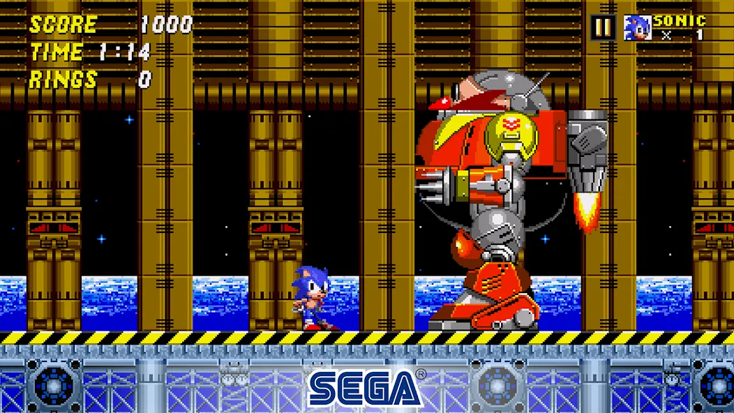 Sonic The Hedgehog 2 Classic (Соник Зе Хеджхог 2 Классик) [МОД: Много монет, Открытые уровни и Мега MOD] Screenshot 2