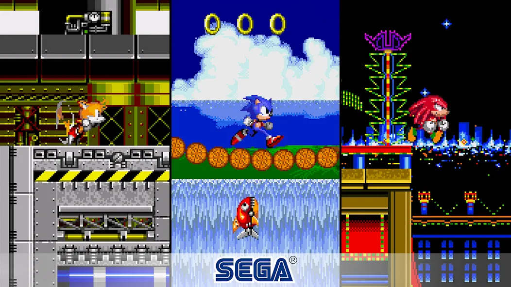 Sonic The Hedgehog 2 Classic (Соник Зе Хеджхог 2 Классик) [МОД: Много монет, Открытые уровни и Мега MOD] Screenshot 4