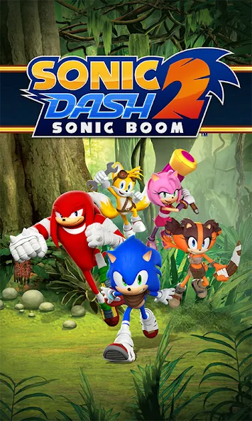 Sonic Dash 2: Sonic Boom Run (Соник Дэш 2) [МОД: Много денег, Монет и Все открыто] Screenshot 1