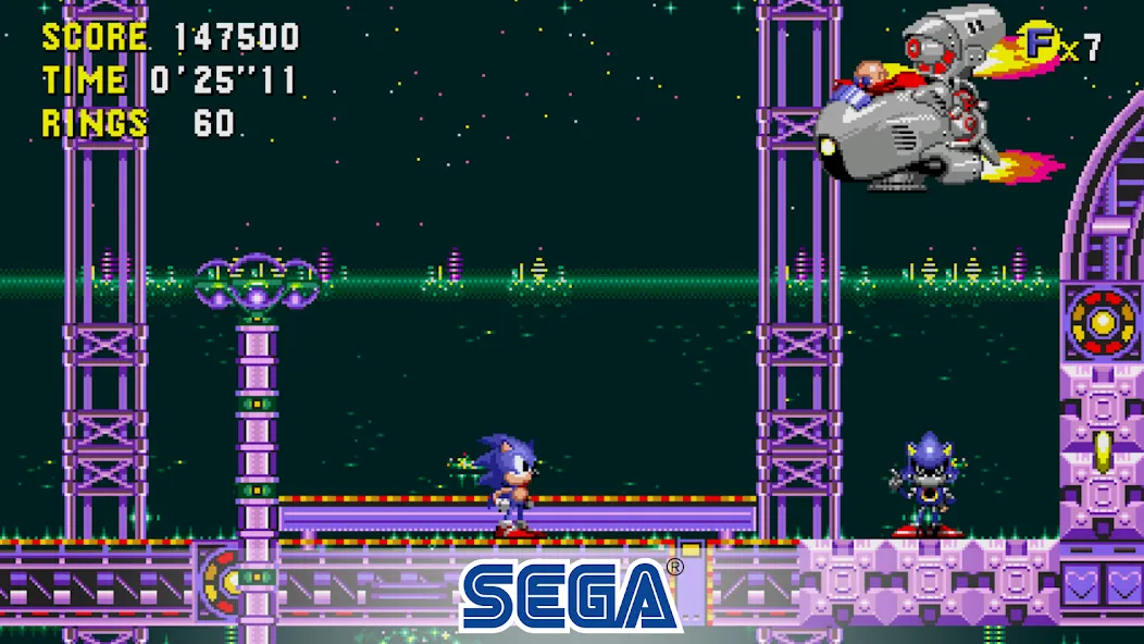 Sonic CD Classic (Соник СД Классик) [МОД: Меню, Бесконечные монеты и Открытые уровни] Screenshot 3