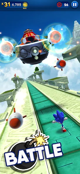 Sonic Dash - Endless Running (Соник Дэш) [МОД: Много монет, Открытые уровни и Мега MOD] Screenshot 3