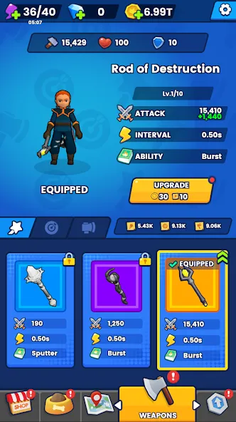 Mage Survivor [МОД: Много монет, Открытые уровни и Мега MOD] Screenshot 5