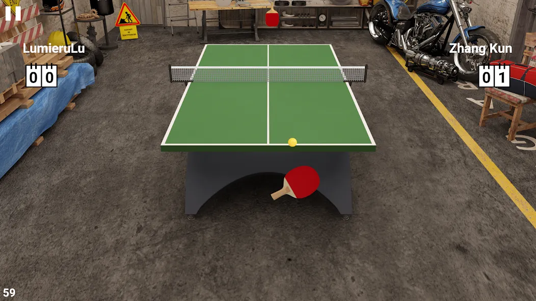 Virtual Table Tennis (Виртуальный настольный теннис) [МОД: Меню, Бесконечные монеты и Открытые уровни] Screenshot 1