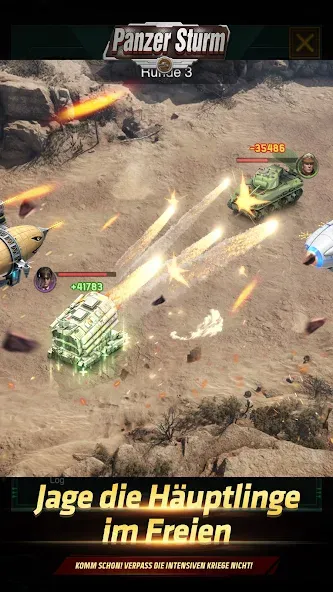 Panzer Sturm (Панцер Штурм) [МОД: Меню, Бесконечные монеты и Открытые уровни] Screenshot 2