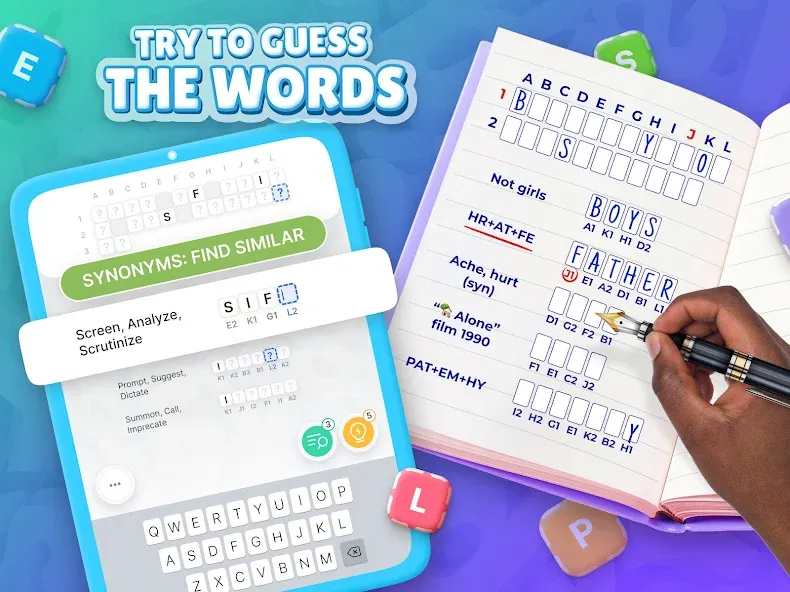 Acrostics－Cross Word Puzzles [МОД: Бесконечные деньги, Монеты и Мега MOD] Screenshot 4