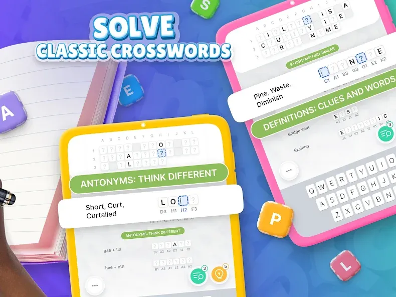 Acrostics－Cross Word Puzzles [МОД: Бесконечные деньги, Монеты и Мега MOD] Screenshot 5
