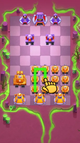 Merge Tanks - Battle Game (Мердж Танкс) [МОД: Много монет, Открытые уровни и Мега MOD] Screenshot 2