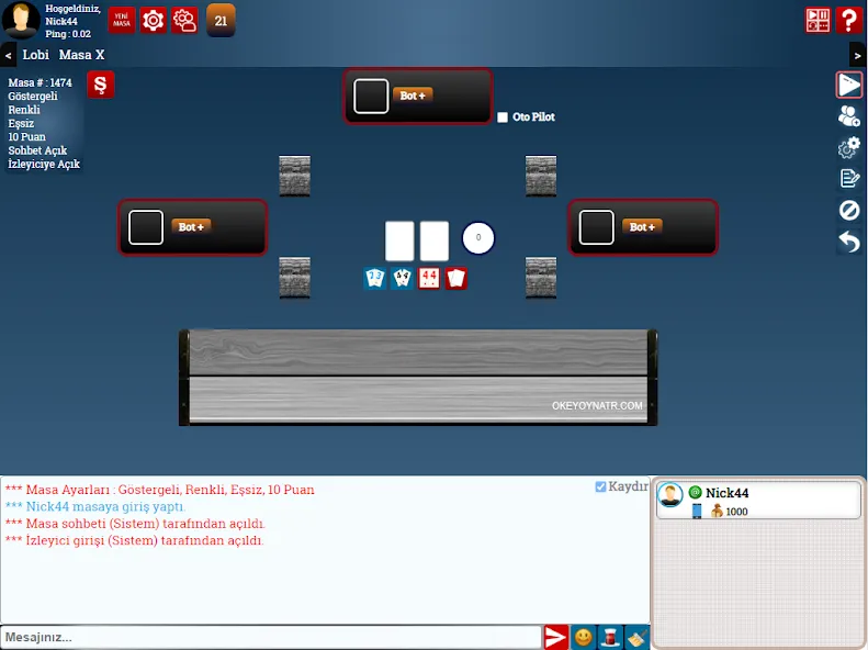 SevgiOkey.Com - Okey Oyna [МОД: Бесконечные деньги, Монеты и Мега MOD] Screenshot 5