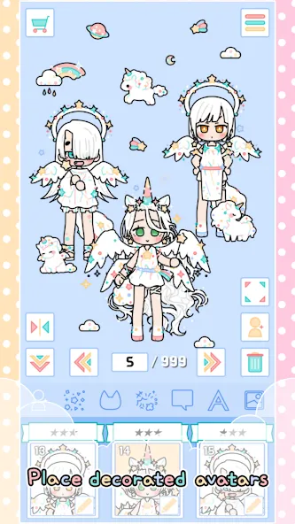 Pastel Friends : Dress Up Game [МОД: Все открыто, Дополнительные деньги и Меню MOD] Screenshot 4
