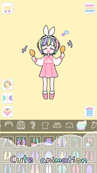 Pastel Girl : Dress Up Game [МОД: Много монет, Открытые уровни и Мега MOD] Screenshot 4