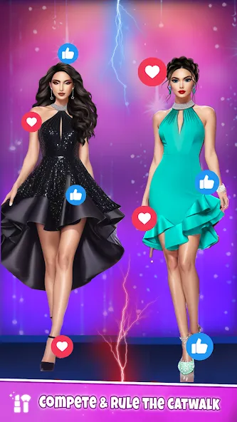Fashion Artist: Makeup Game [МОД: Деньги, Монеты и Меню MOD] Screenshot 2