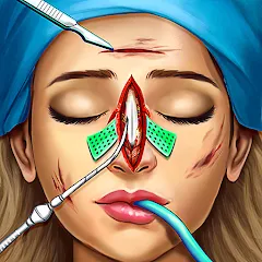Скачать Surgery Simulator Doctor Game [МОД: Меню, Бесконечные монеты и Открытые уровни] | Взлом Surgery Simulator Doctor Game на Андроид