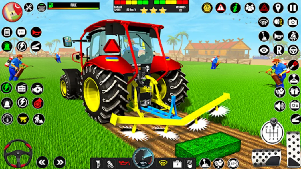 Indian Tractor Driving Game 3D (Фарминг Геймс) [МОД: Все открыто, Дополнительные деньги и Меню MOD] Screenshot 5
