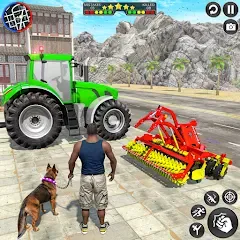 Скачать Indian Tractor Driving Game 3D (Фарминг Геймс) [МОД: Все открыто, Дополнительные деньги и Меню MOD] | Взлом Indian Tractor Driving Game 3D на Андроид