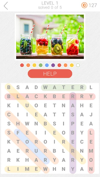 10x10 Word Search (десять на десять) [МОД: Бесконечные деньги, Монеты и Мега MOD] Screenshot 1