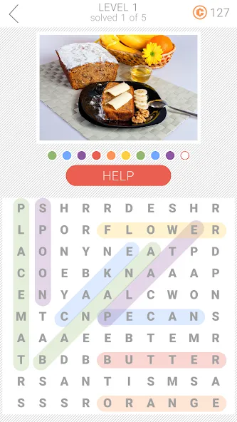 10x10 Word Search (десять на десять) [МОД: Бесконечные деньги, Монеты и Мега MOD] Screenshot 3