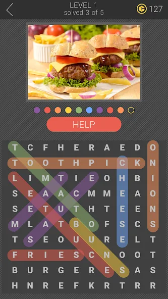 10x10 Word Search (десять на десять) [МОД: Бесконечные деньги, Монеты и Мега MOD] Screenshot 4